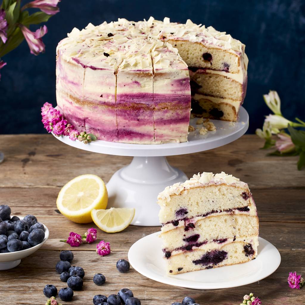 Chefs’ Selections Blueberry & Lemon Triple Layer Cake (1 x 16p/ptn)