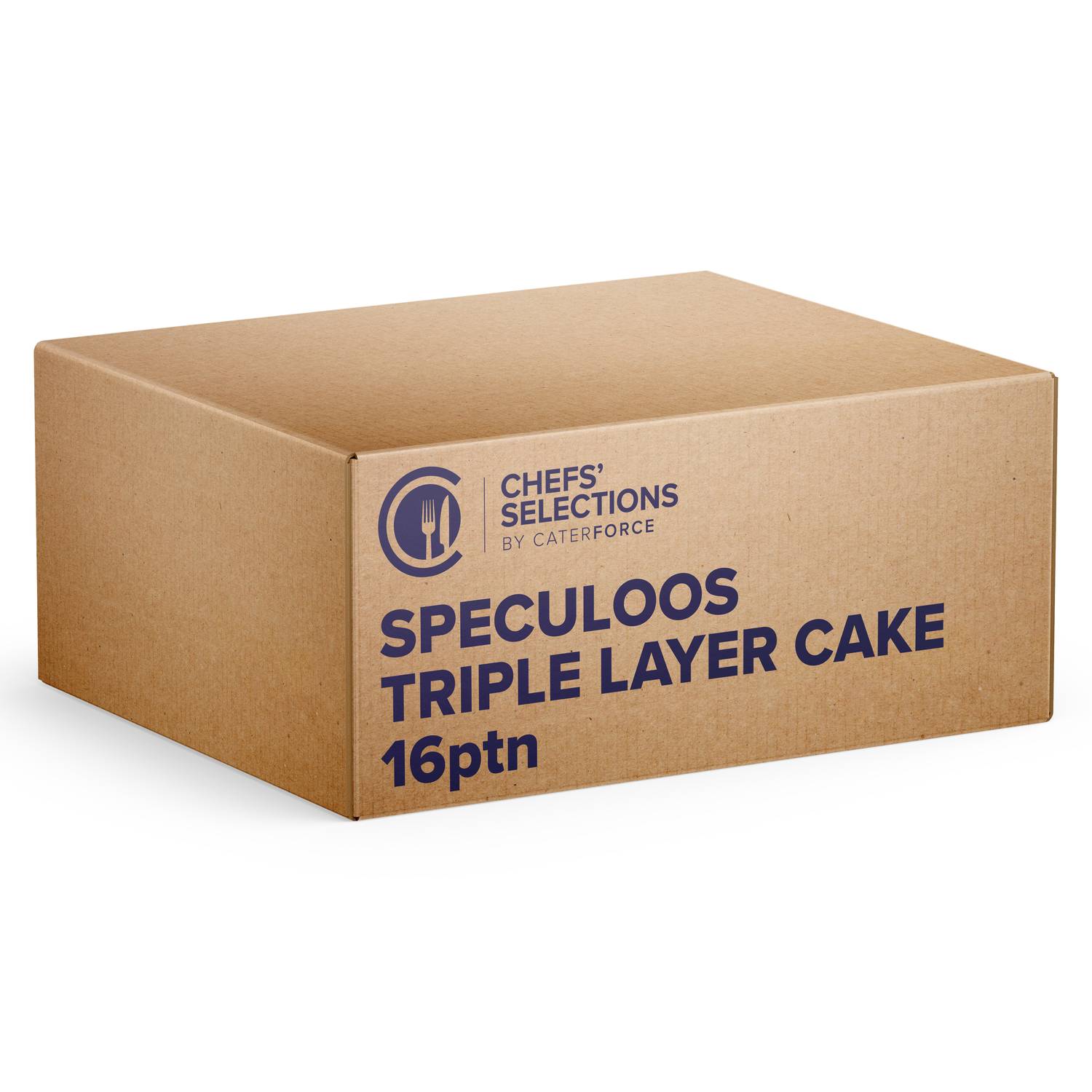 Chefs’ Selections Speculoos Triple Layer Cake (1 x 16p/ptn)