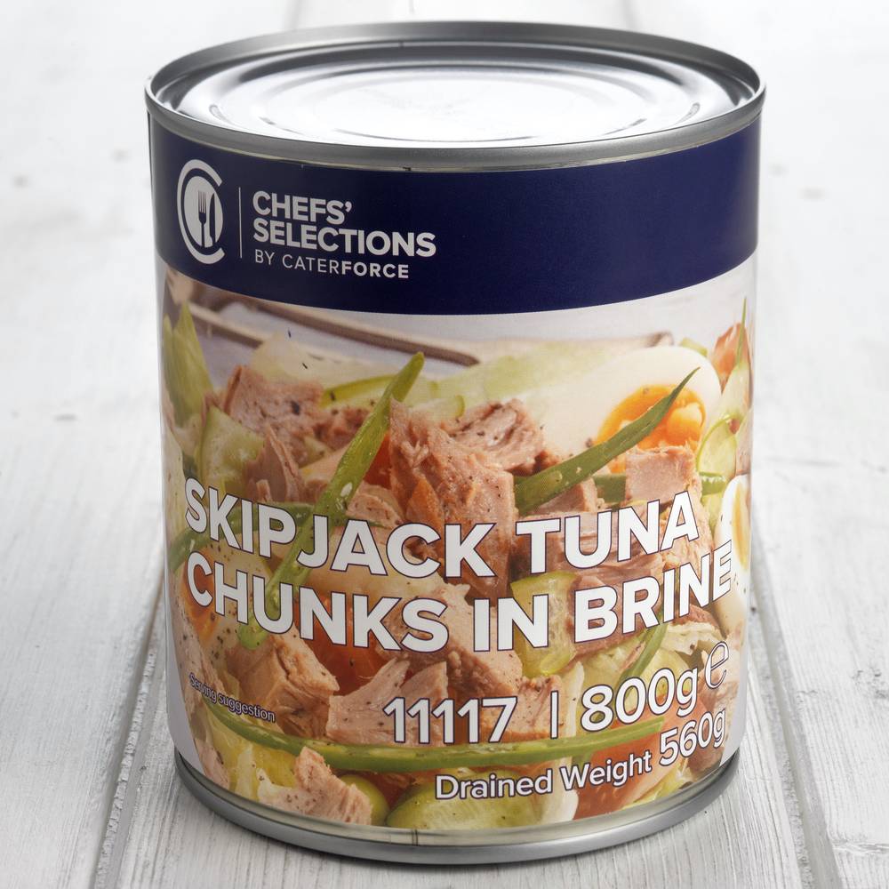 Chefs’ Selections Skipjack Tuna Chunks in Brine (6 x 800g)