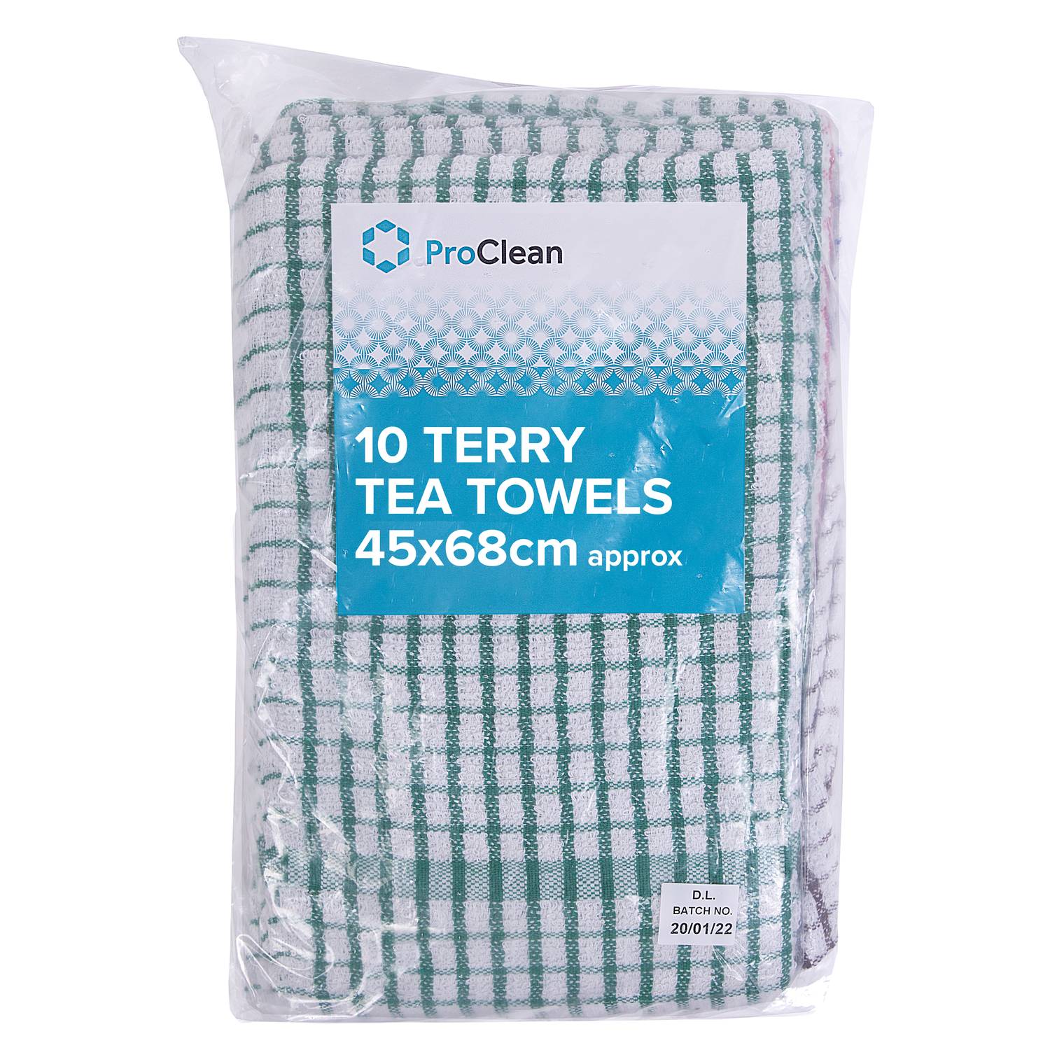 ProClean 10 Terry Tea Towels (10 x 10)