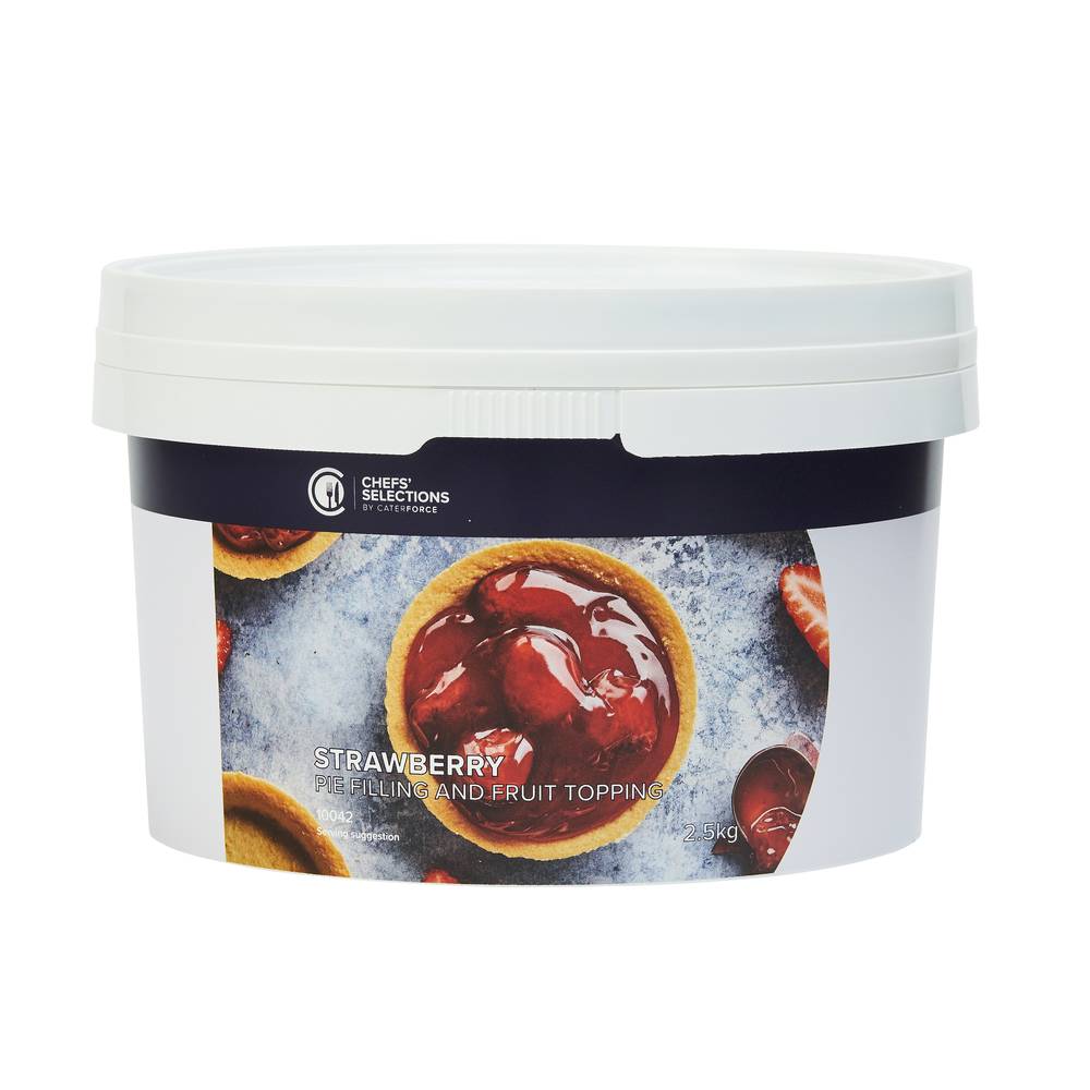 Chefs’ Selections Strawberry Pie Filling And Fruit Topping (4 x 2.5kg)