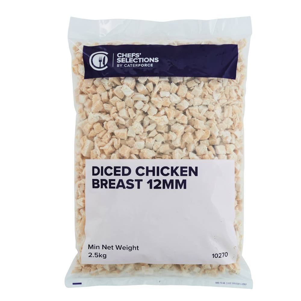 Chefs’ Selections Frozen Diced Chicken Breast 12mm (4 x 2.5kg)