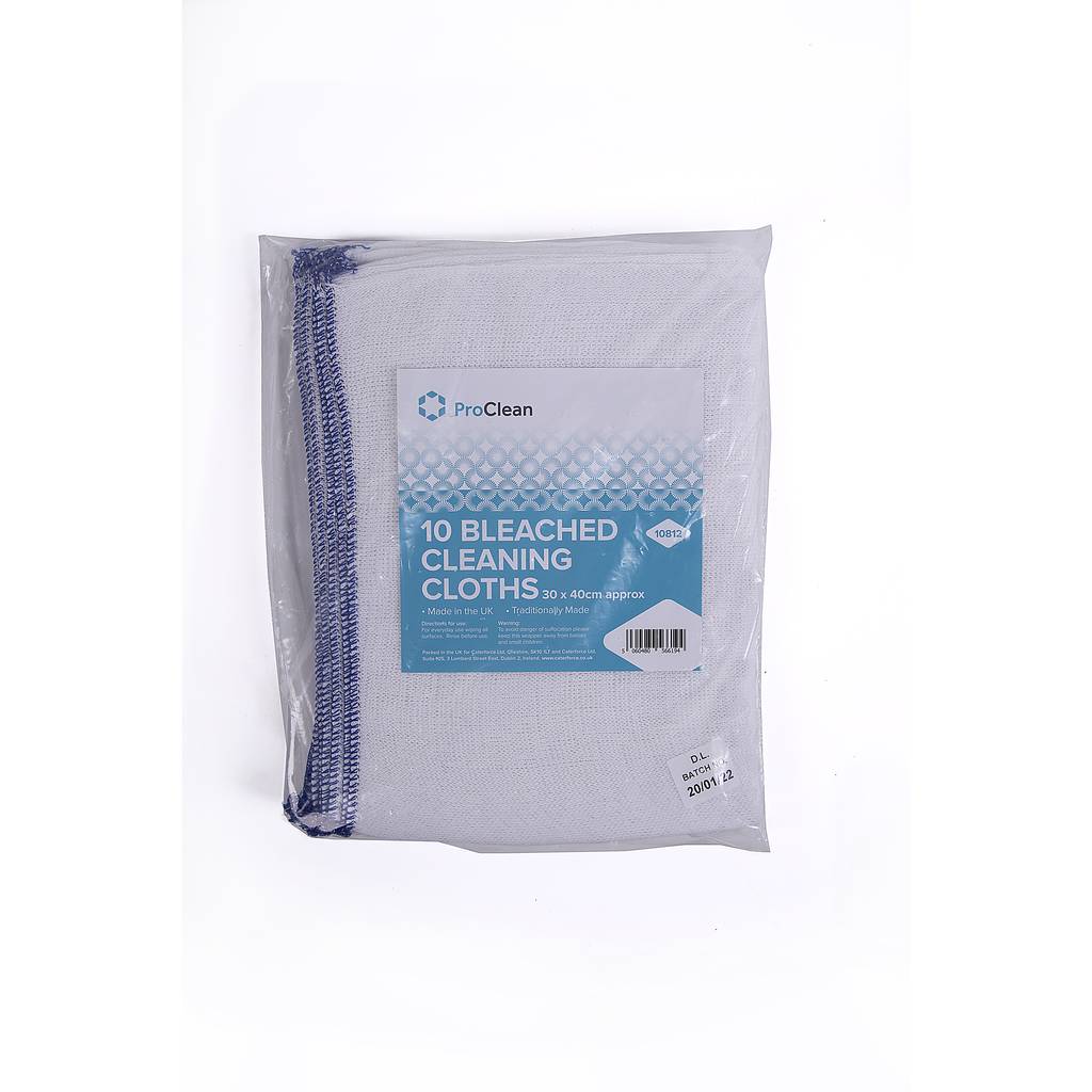 ProClean Bleached Cleaning Cloths (50 x 10)