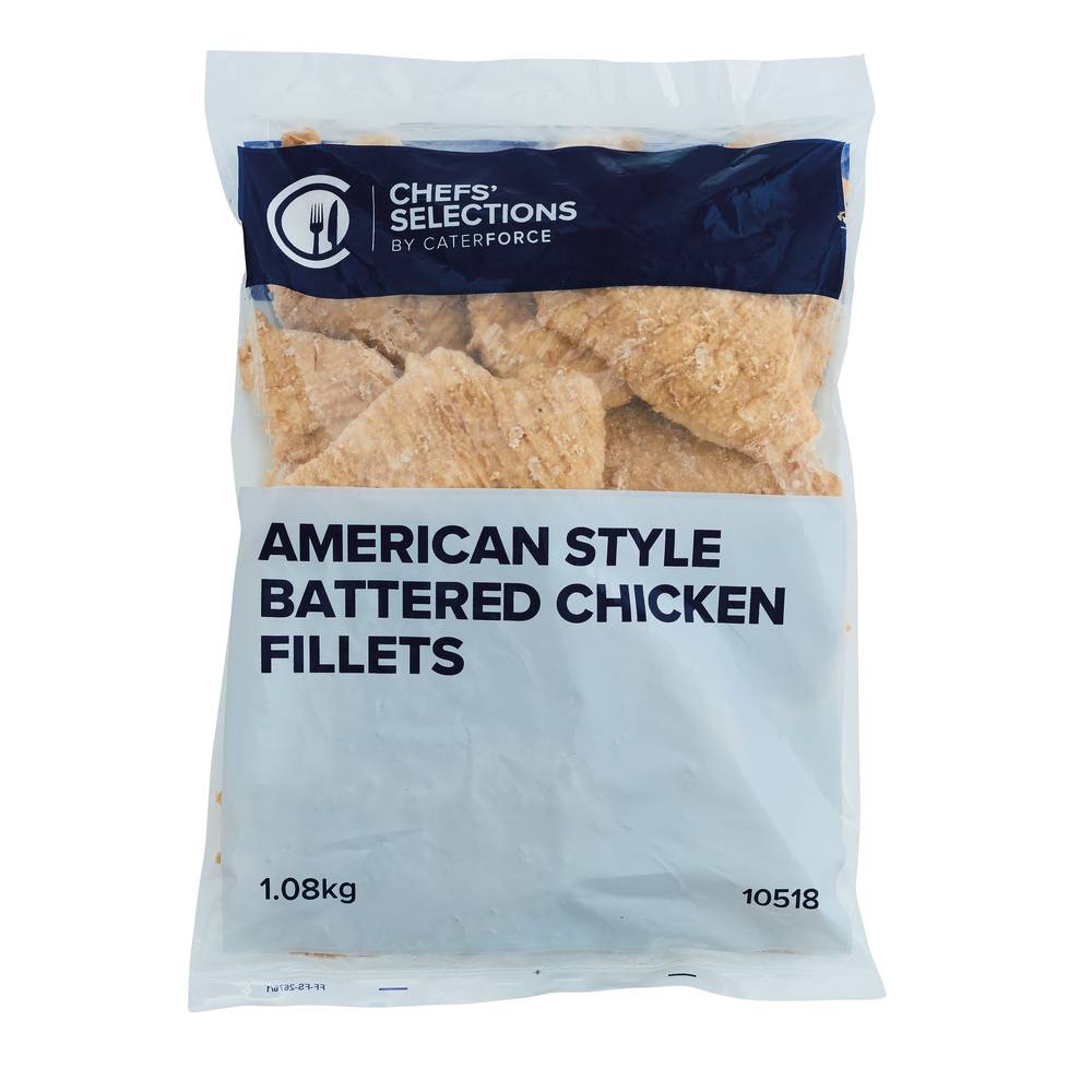 Chefs’ Selections American Battered Chicken Fillets (2 x 1.08kg)