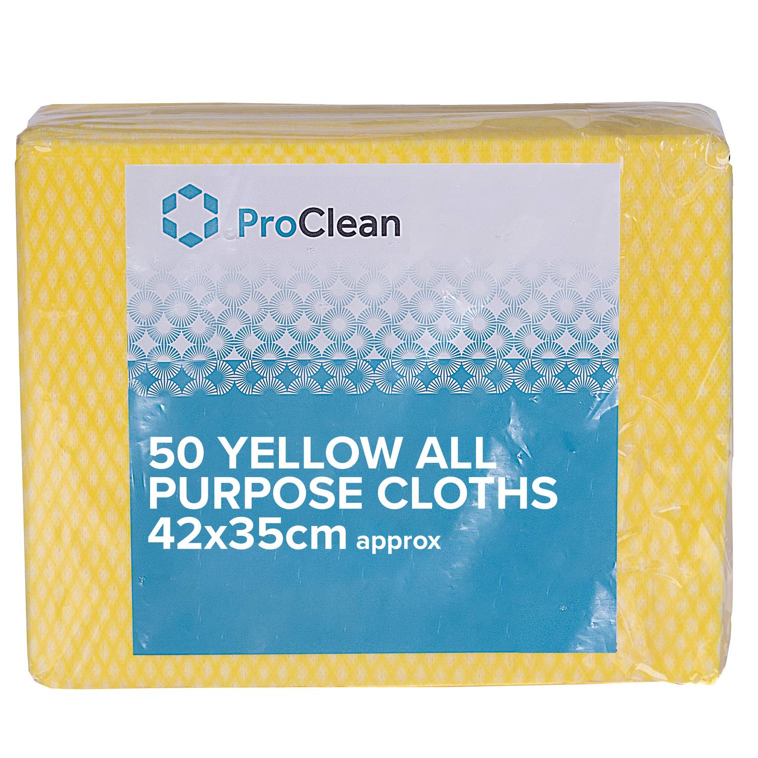 ProClean 50 All Purpose Cloths (Yellow) (20 x 50)