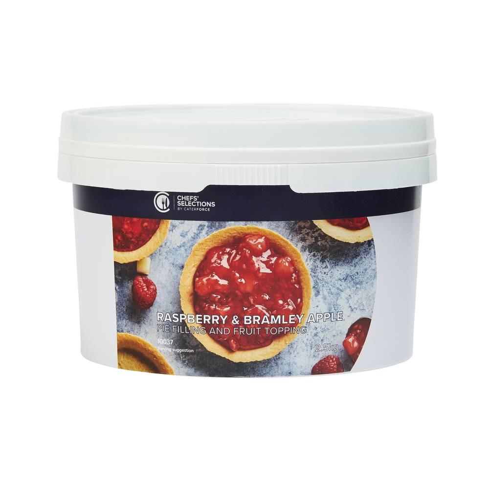 Chefs’ Selections Raspberry & Bramley Apple Pie Filling And Fruit Topping (4 x 2.5kg)