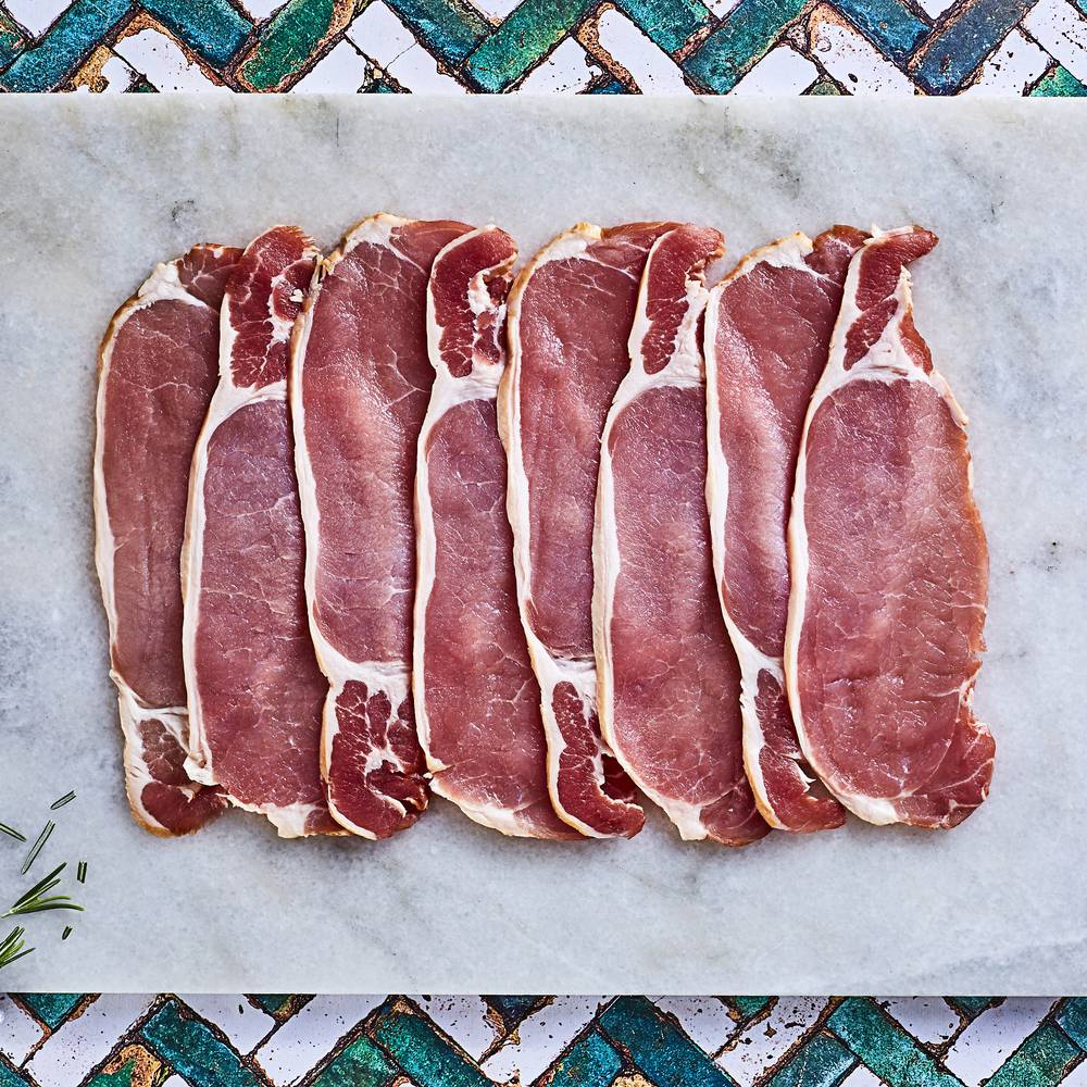 Chefs’ Selections Smoked Rindless Back Bacon (4 x 2.27kg)