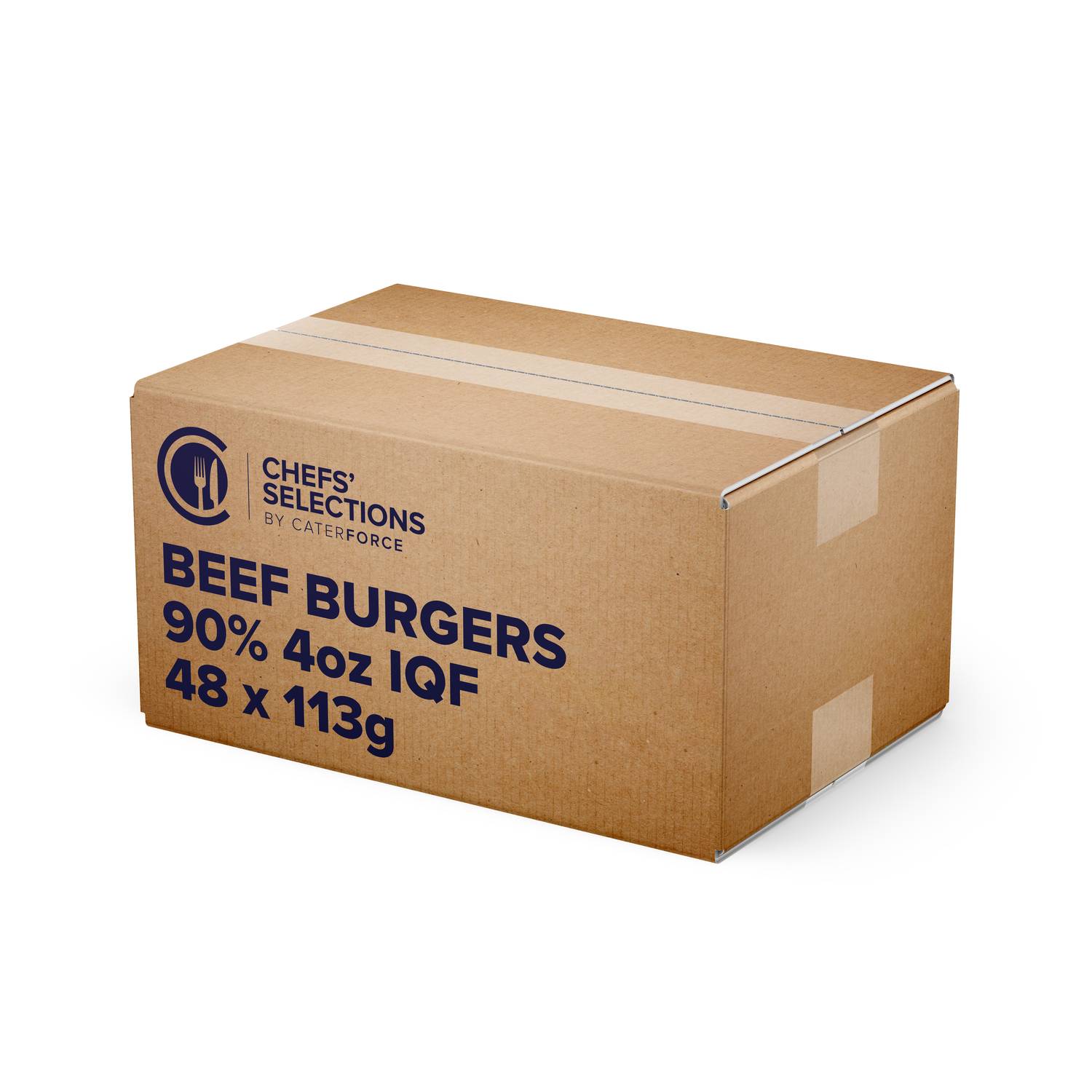 Chefs’ Selections Beef Burger 90% 4oz IQF (48 x 113g)