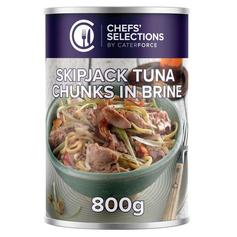 Chefs’ Selections Skipjack Tuna Chunks in Brine (6 x 800g)