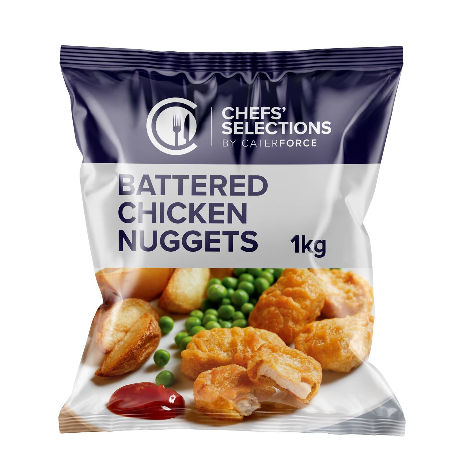 Chefs’ Selections Battered Chicken Nuggets (2 x 1kg)