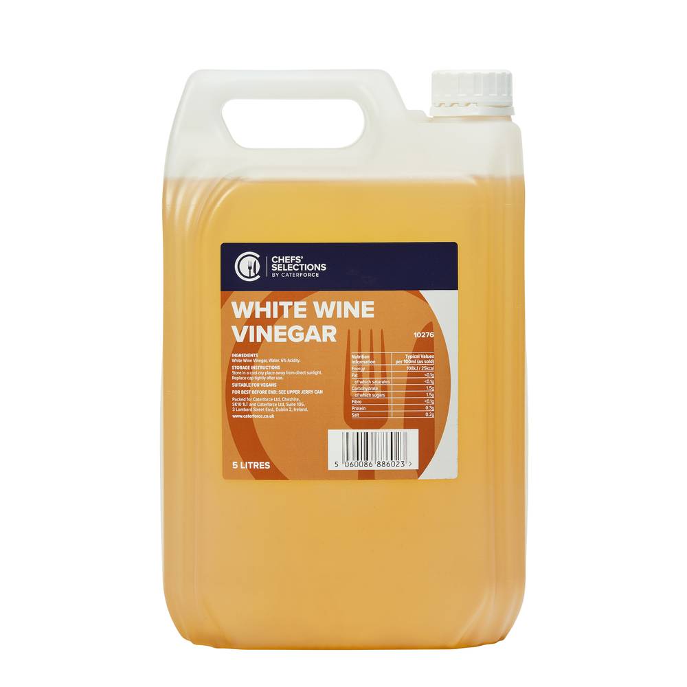 Chefs’ Selections White Wine Vinegar (4 x 5L)