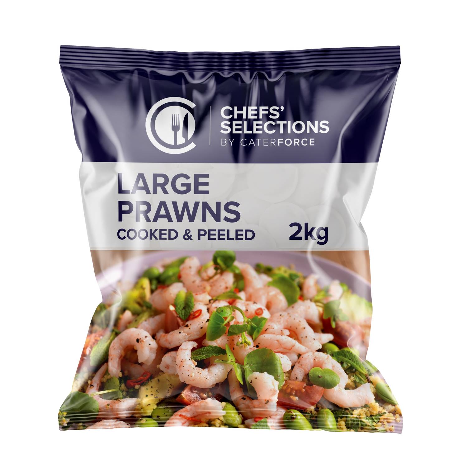 Chefs’ Selections Large Cold Water Prawns – Cooked & Peeled (5 x 2kg)