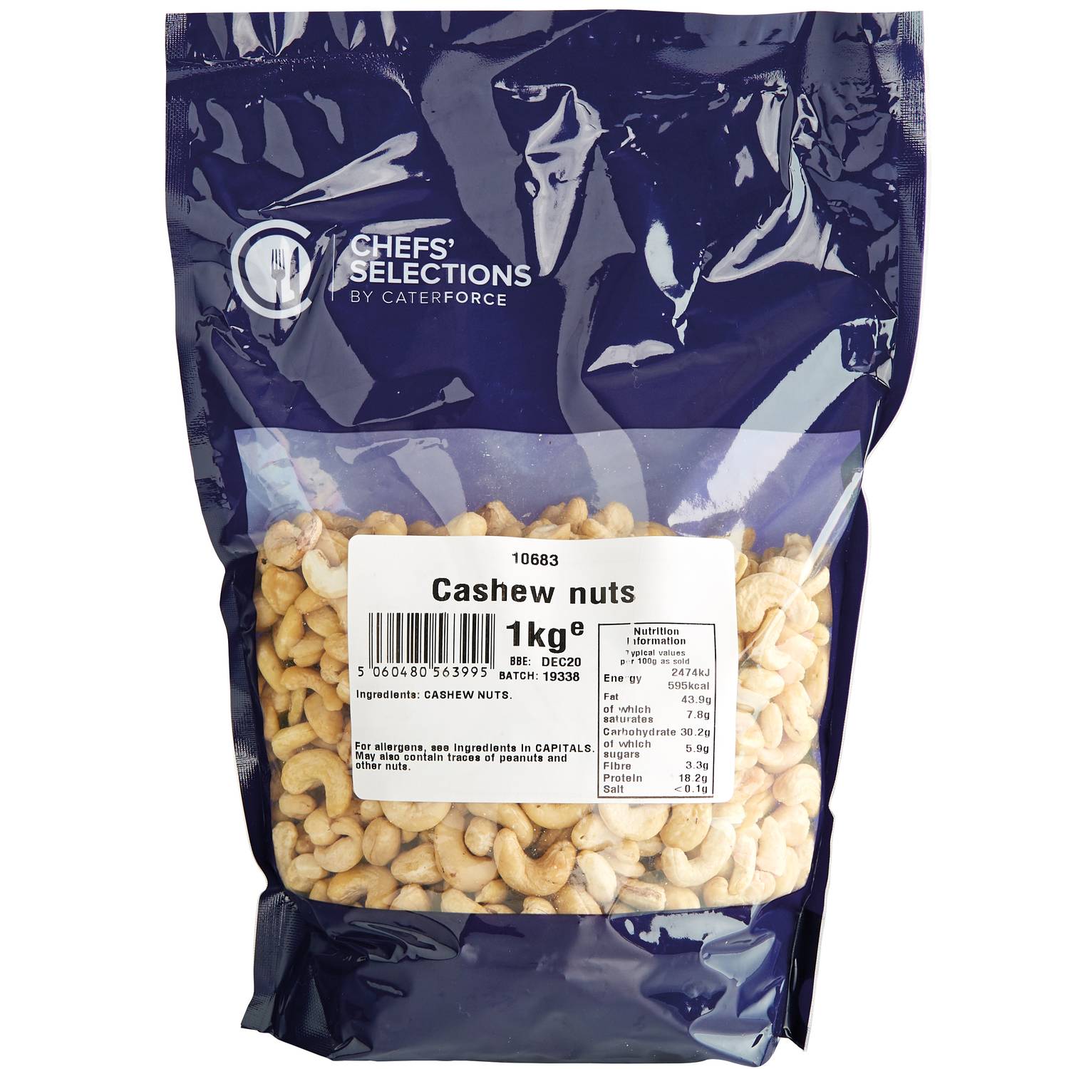 Chefs’ Selections Cashew Nuts (6 x 1kg)