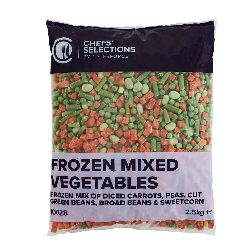Chefs’ Selections Frozen Mixed Vegetables (4 x 2.5kg)