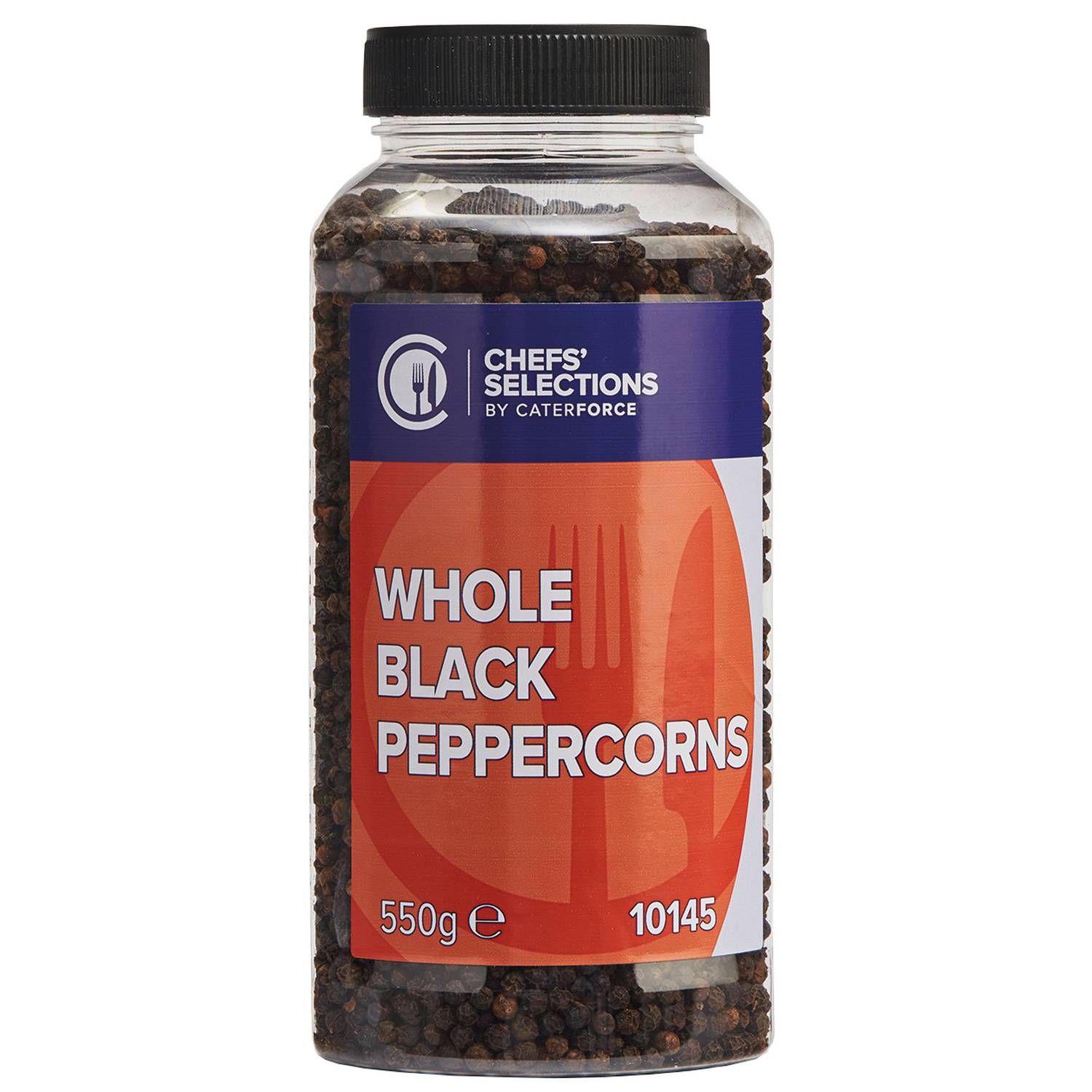 Chefs’ Selections Whole Black Peppercorns (6 x 550g)