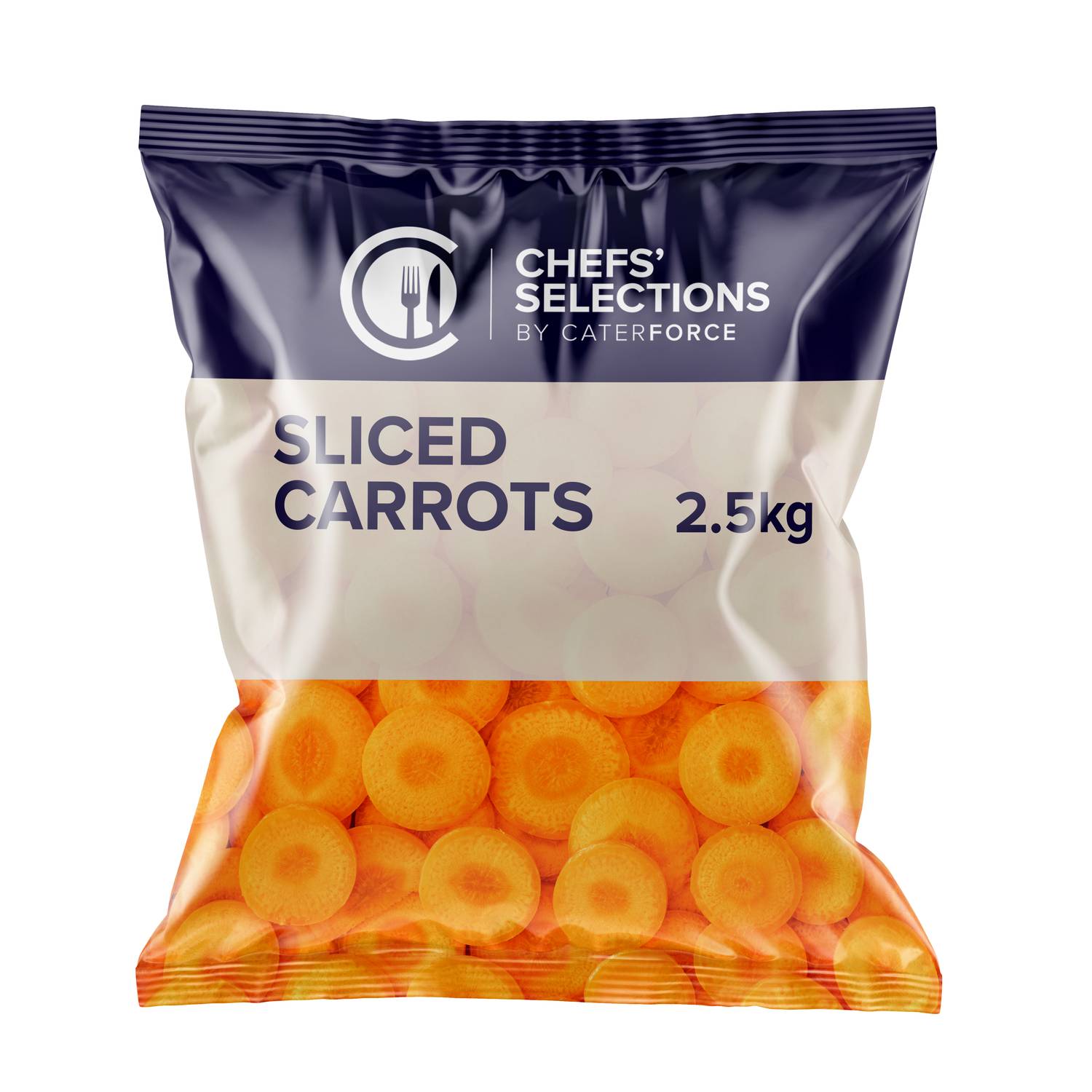 Chefs’ Selections Frozen Sliced Carrots (4 x 2.5kg)