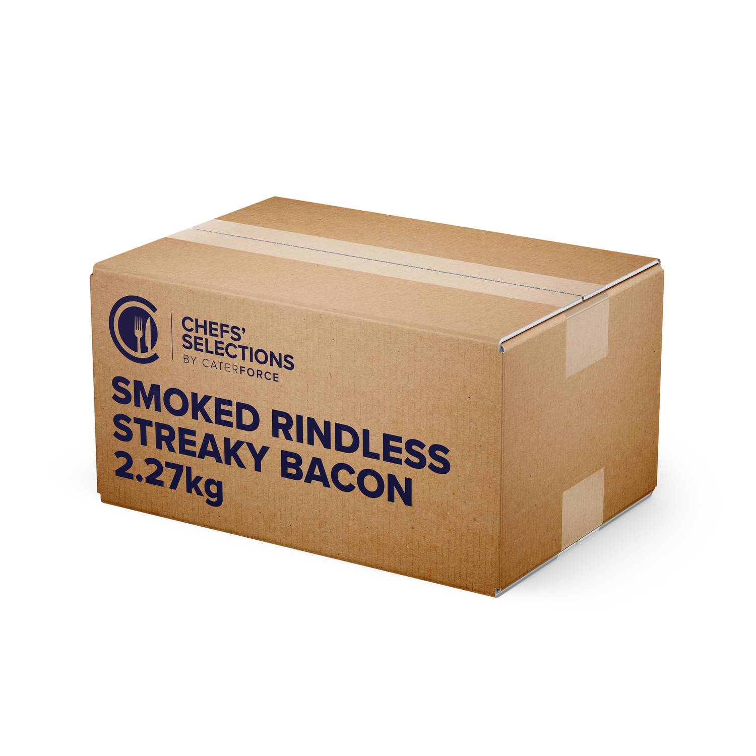Chefs’ Selections Smoked Rindless Streaky Bacon (4 x 2.27kg)