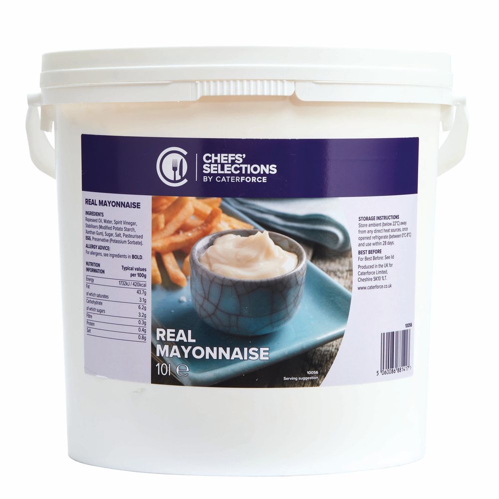 Chefs’ Selections Real Mayonnaise (1 x 10L)