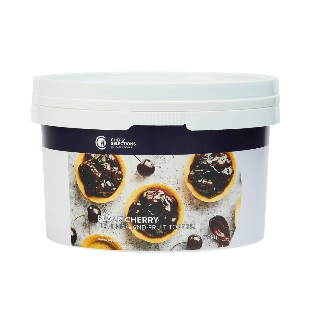 Chefs’ Selections Black Cherry Pie Filling And Fruit Topping (4 x 2.5kg)