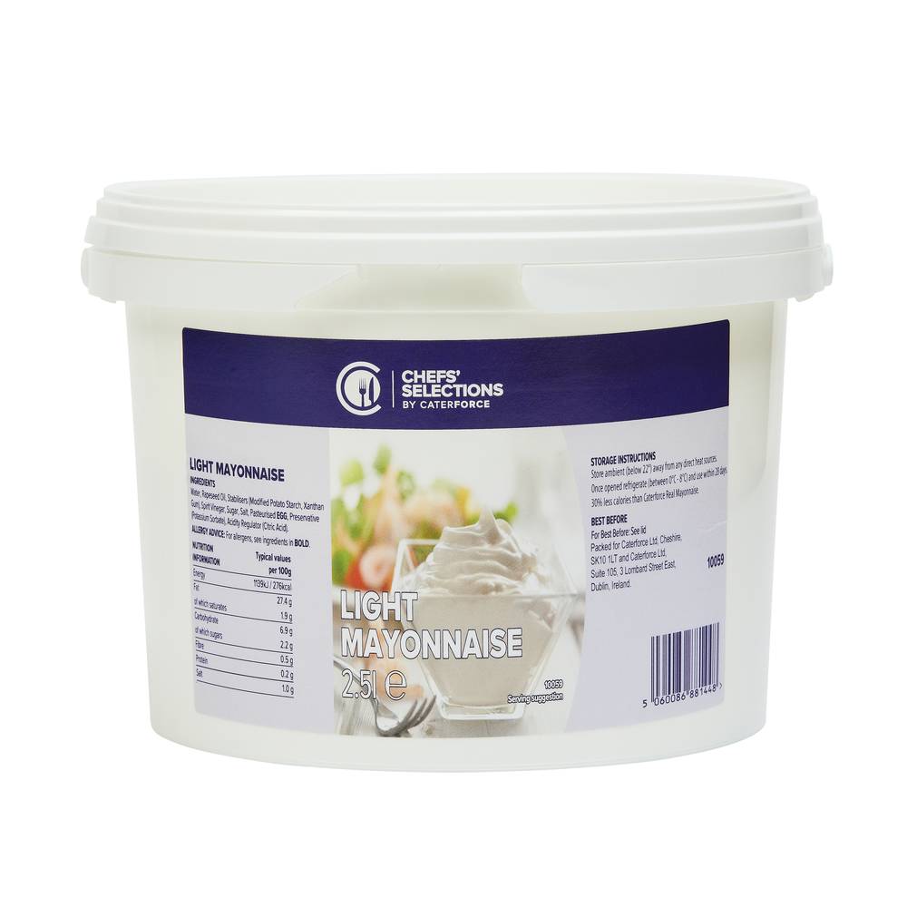 Chefs’ Selections Light Mayonnaise (1 x 2.5L)
