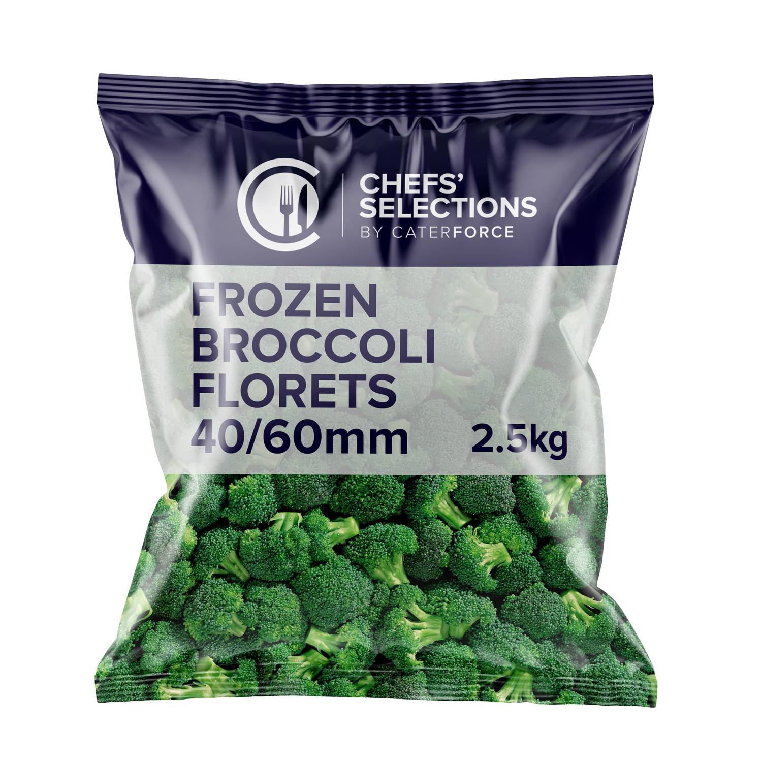 Chefs’ Selections Frozen Broccoli Florets 40/60mm (4 x 2.5kg)