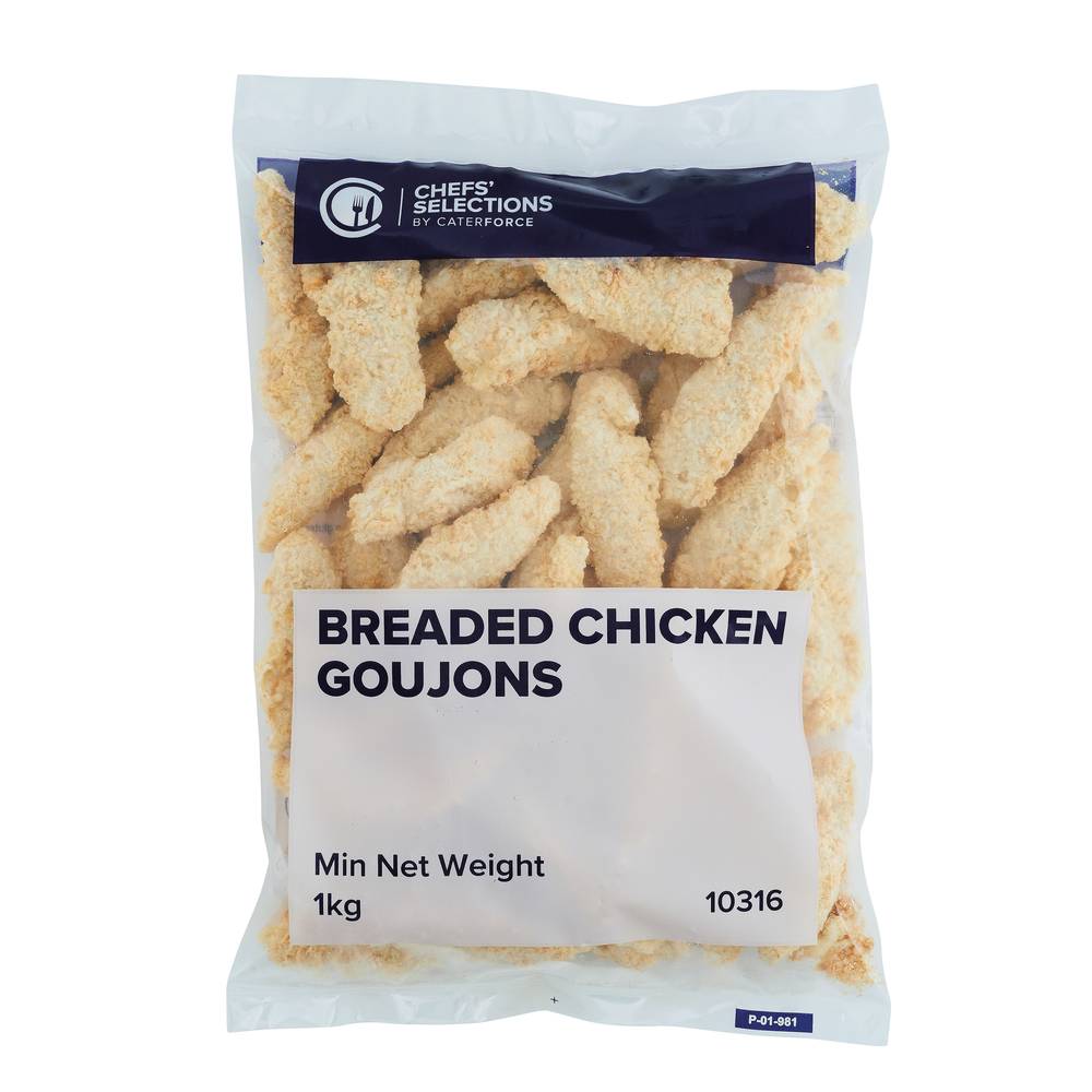 Chefs’ Selections Breaded Chicken Goujons (2 x 1kg)
