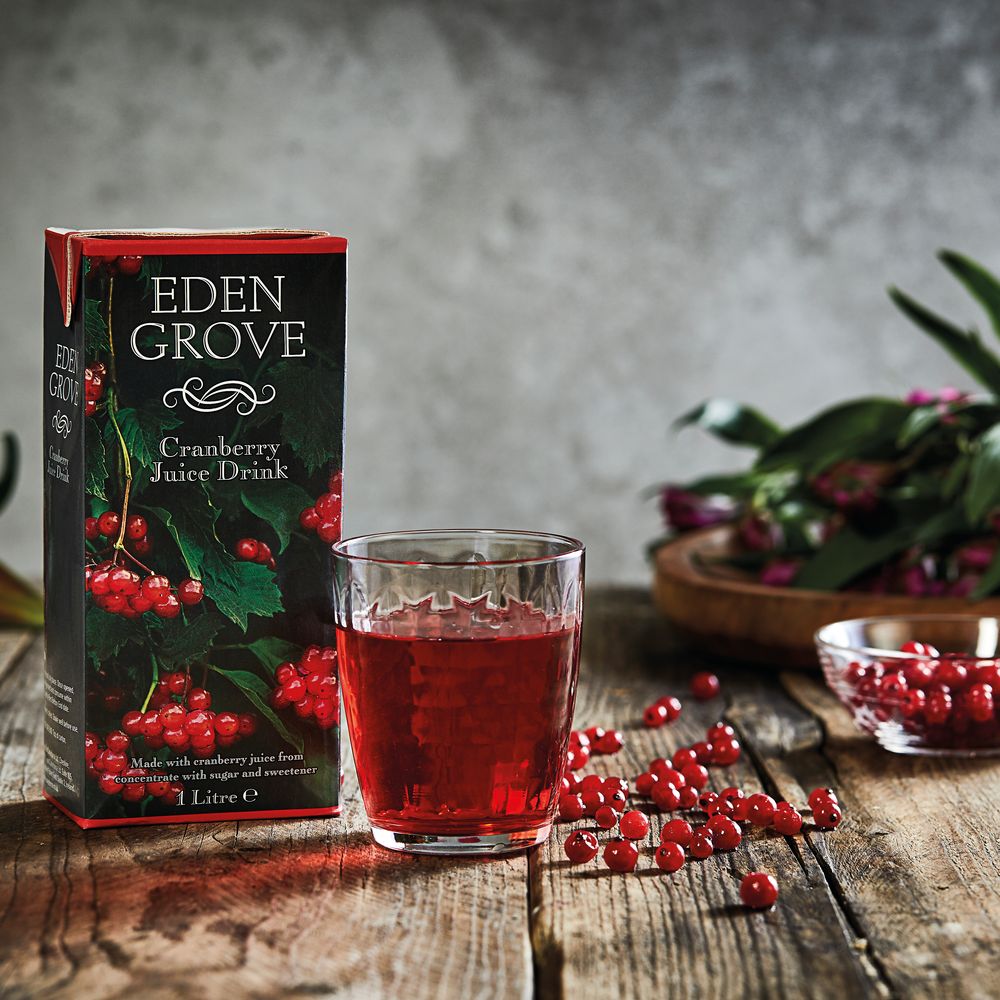 Eden Grove Cranberry Juice Drink (12 x 1L)