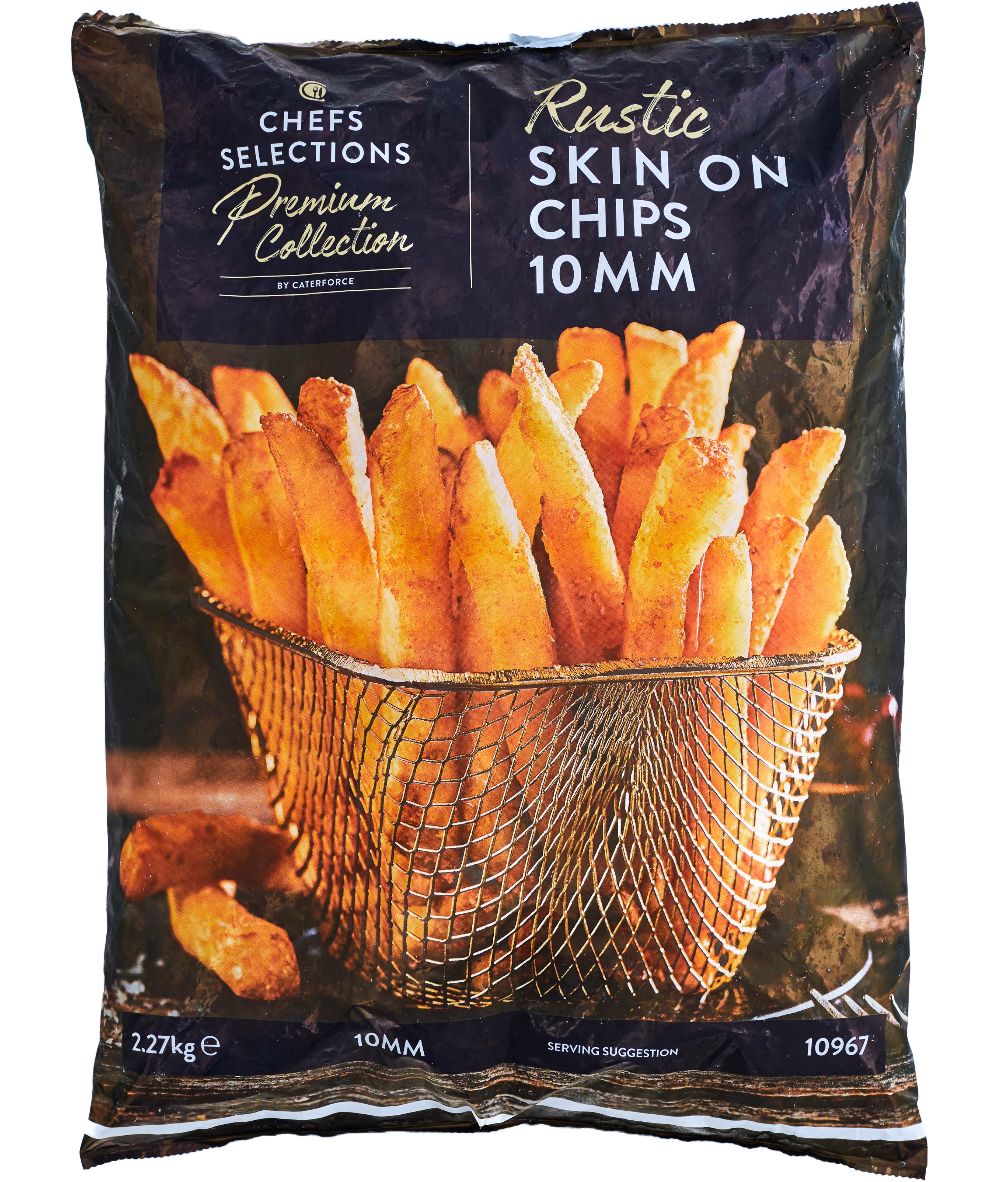 Chefs’ Selections Premium Rustic Skin-on Fries 10mm (4 x 2.27kg)