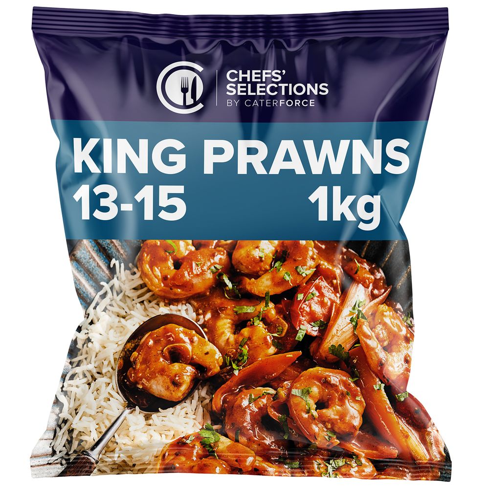 Chefs’ Selections King Prawns 13-15 (10 x 1kg)