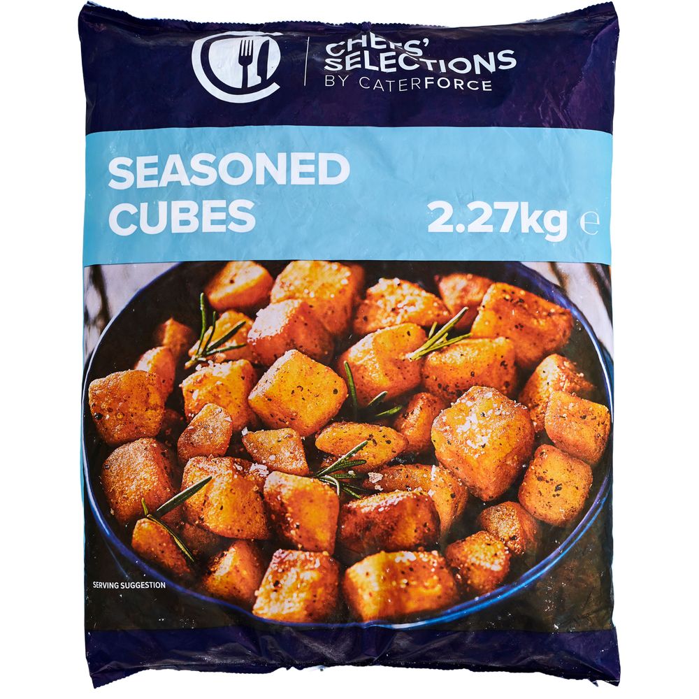 Chefs’ Selections Seasoned Cubes (4 x 2.27kg)