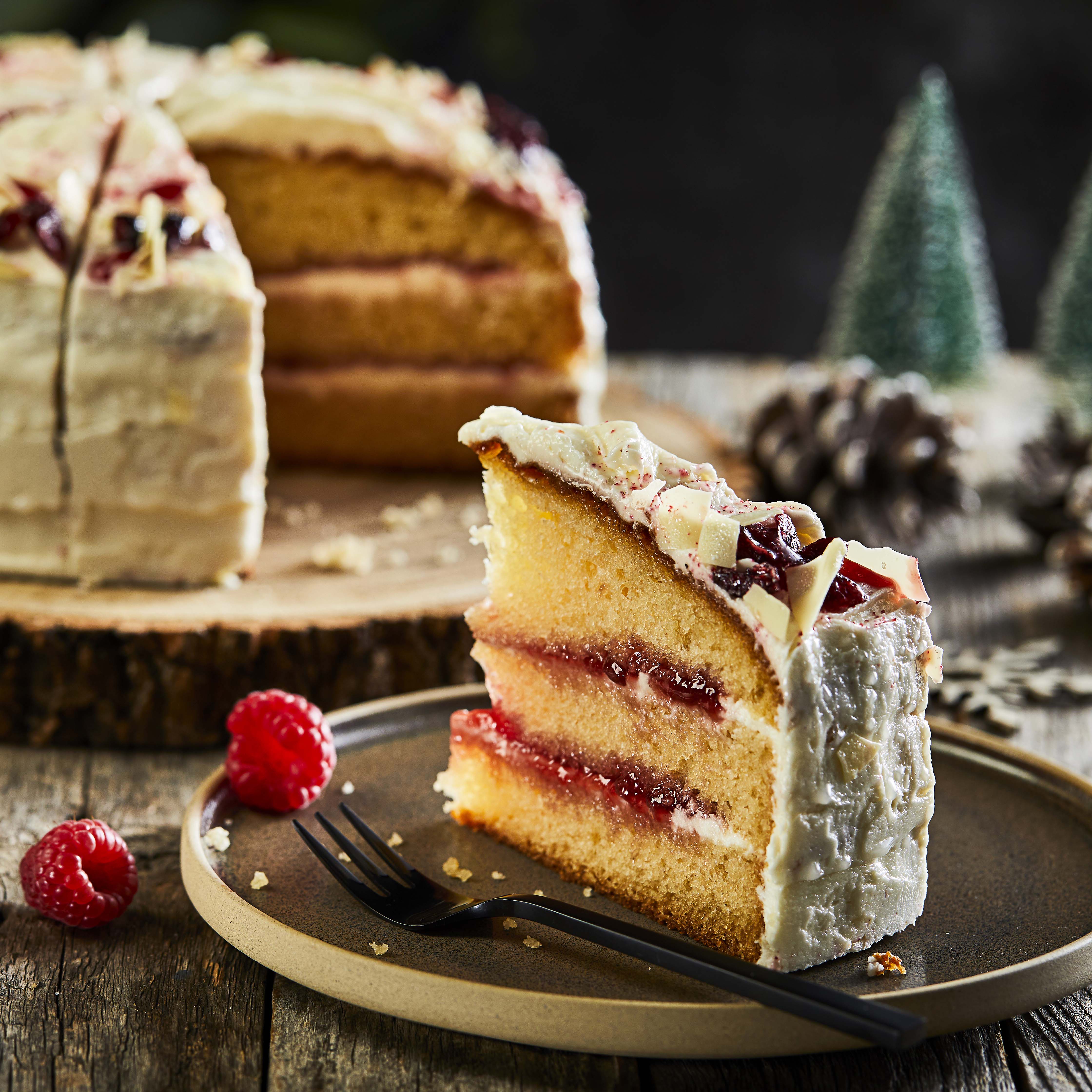 Chefs’ Selections Red Berry Winter Cake (1 x 16p/ptn)