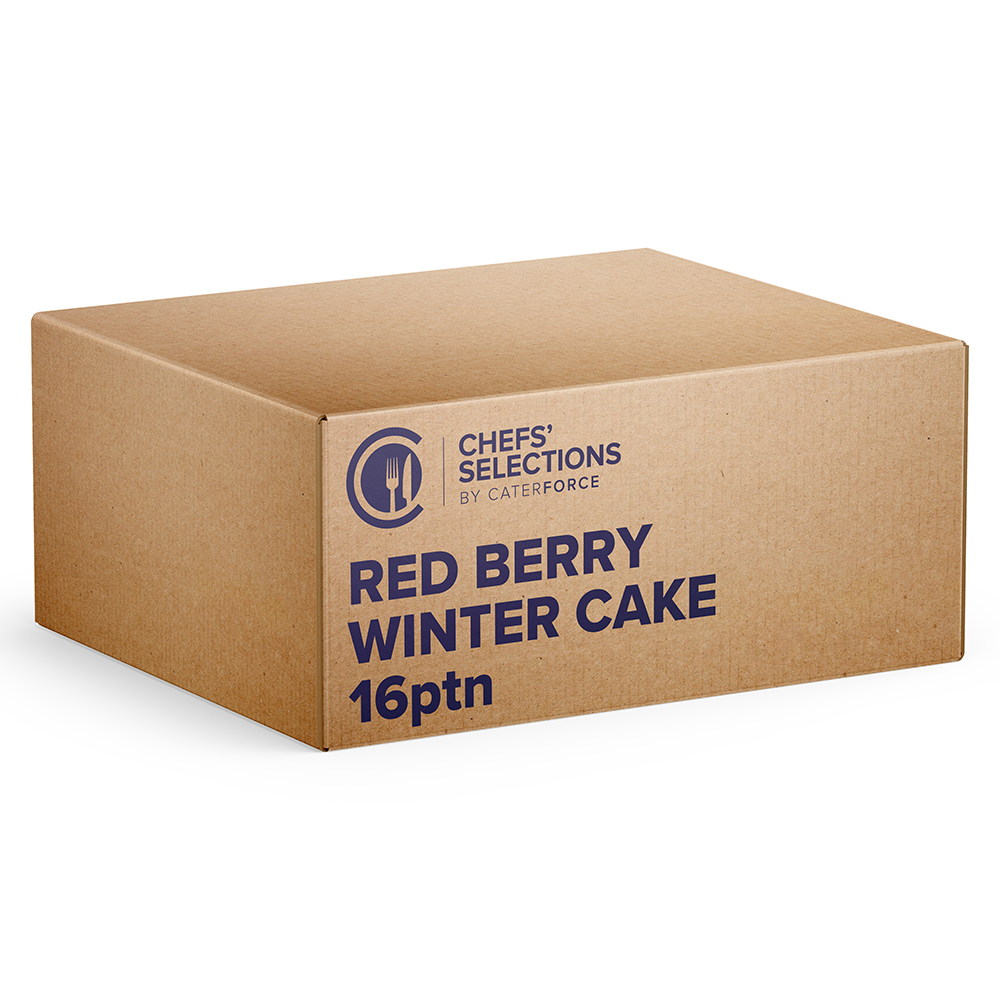 Chefs’ Selections Red Berry Winter Cake (1 x 16p/ptn)