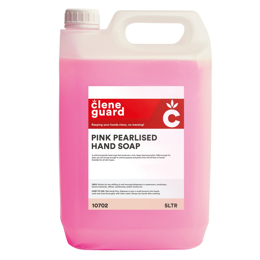 Clene Guard Pink Pearlised Hand Soap (2 x 5L)