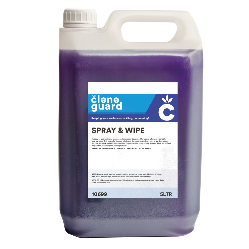 Clene Guard Spray & Wipe (4 x 5L)