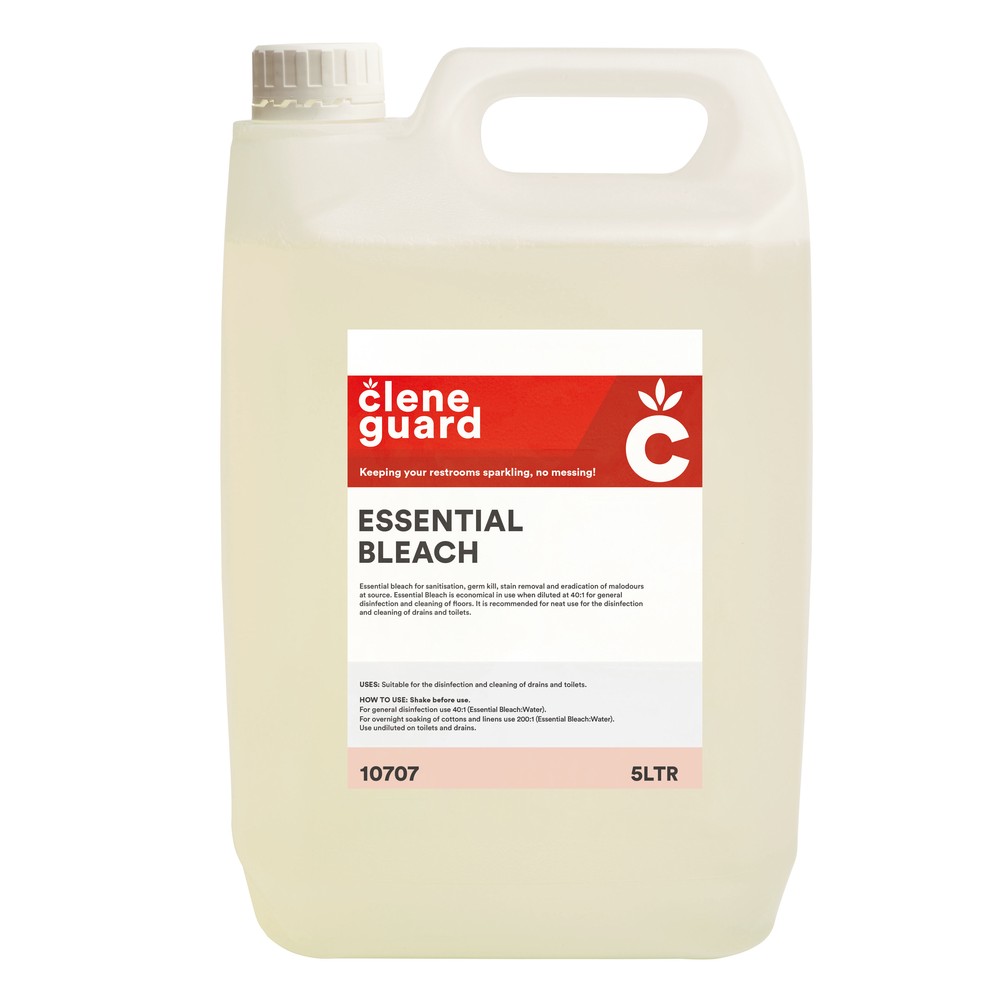 Clene Guard Essential Bleach 5% (4 x 5L)