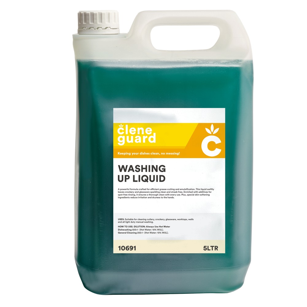 Clene Guard 10% Washing Up Liquid  (2 x 5L)