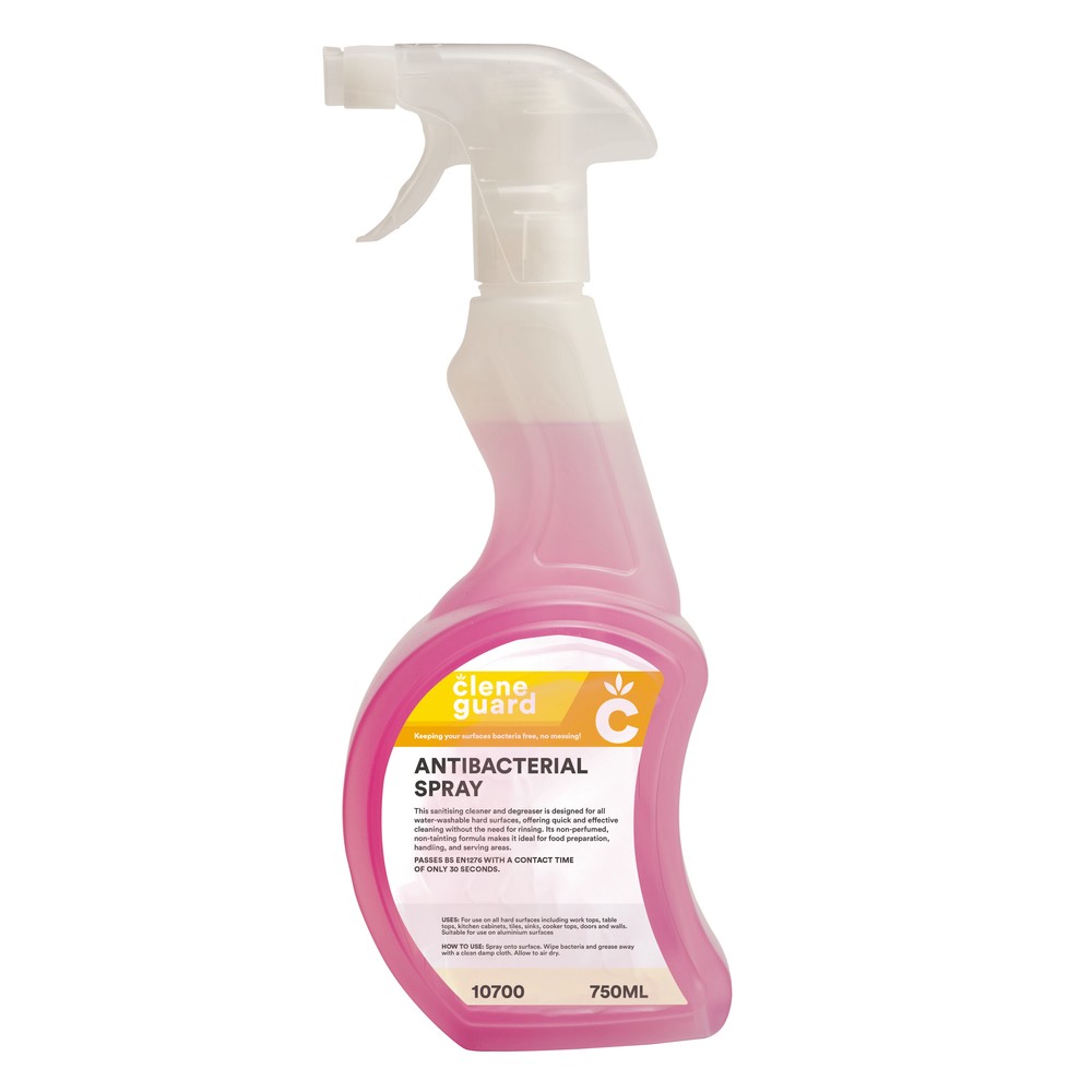 Clene Guard Handy Antibacterial Spray (6 x 750ml)